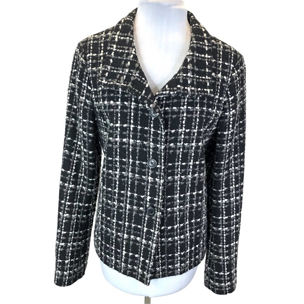 Ann Taylor Boucle Tweed Blazer - size 12